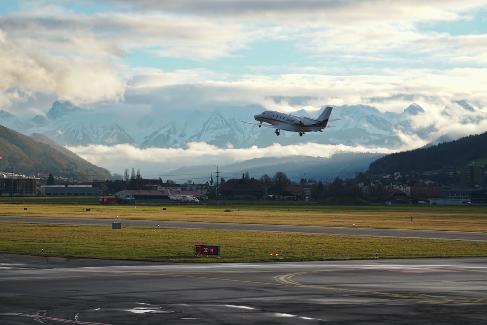 Flugzeug beim Abflug